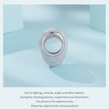 Blue Ocean Heart Charm