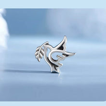 Dove-Shaped Peace Dove Charm