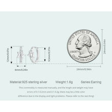 Star Belt Hoop Earrings