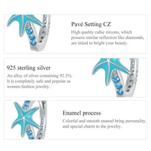 Starfish Hoop Earrings