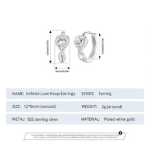 Infinite Love Hoop Earrings