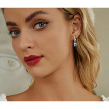 Blue Seashell Earrings