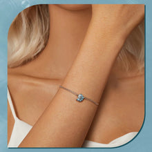 Blue Seashell Chain Bracelet