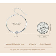 Sparkling Moissanite Snake Chain Bracelet