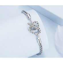 Love Heart Snake Chain Bracelet