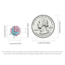 Flower Beads & Colorful Butterfly