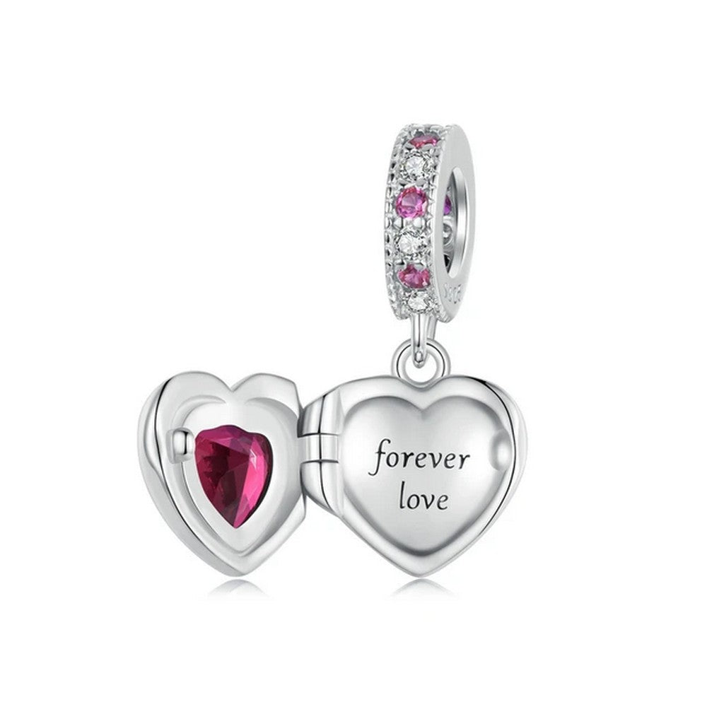 Forever Love Heart Charm