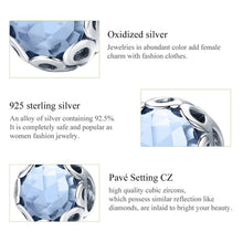 Infinity Blue Crystal Beads