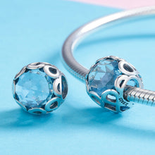 Infinity Blue Crystal Beads