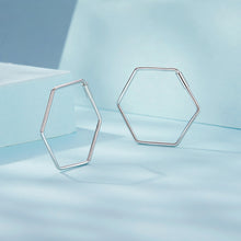 Hexagon Minimalist Earrings