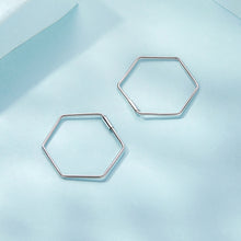 Hexagon Minimalist Earrings