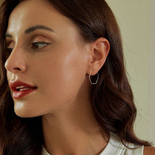 Hexagon Minimalist Earrings