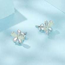 Luminous Flower Stud Earrings