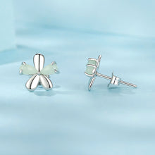 Luminous Flower Stud Earrings