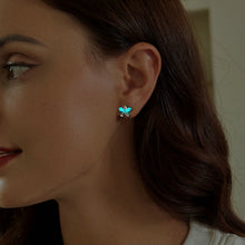 Luminous Flower Stud Earrings