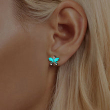 Luminous Flower Stud Earrings