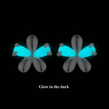 Luminous Flower Stud Earrings