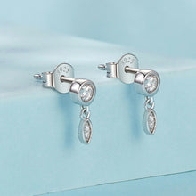 Zircon Drop Earrings