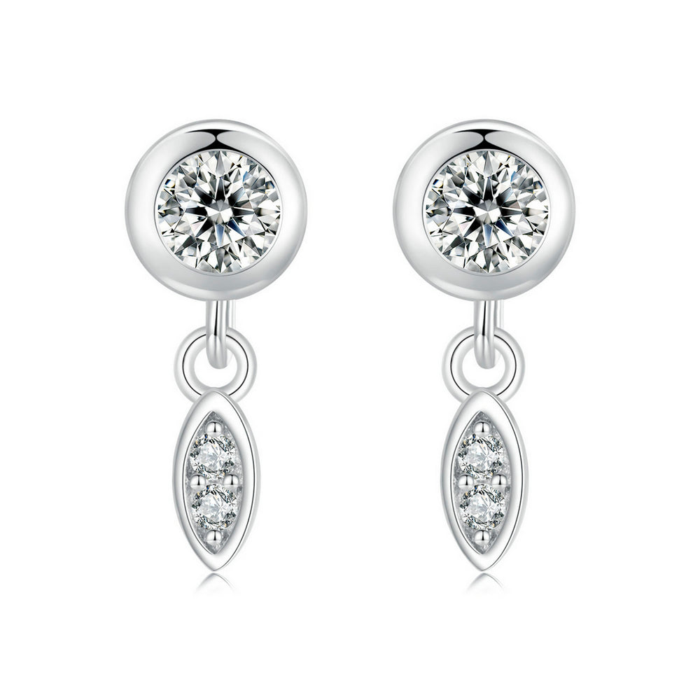 Zircon Drop Earrings