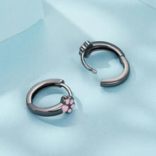 Cat Paw Hoop Earrings