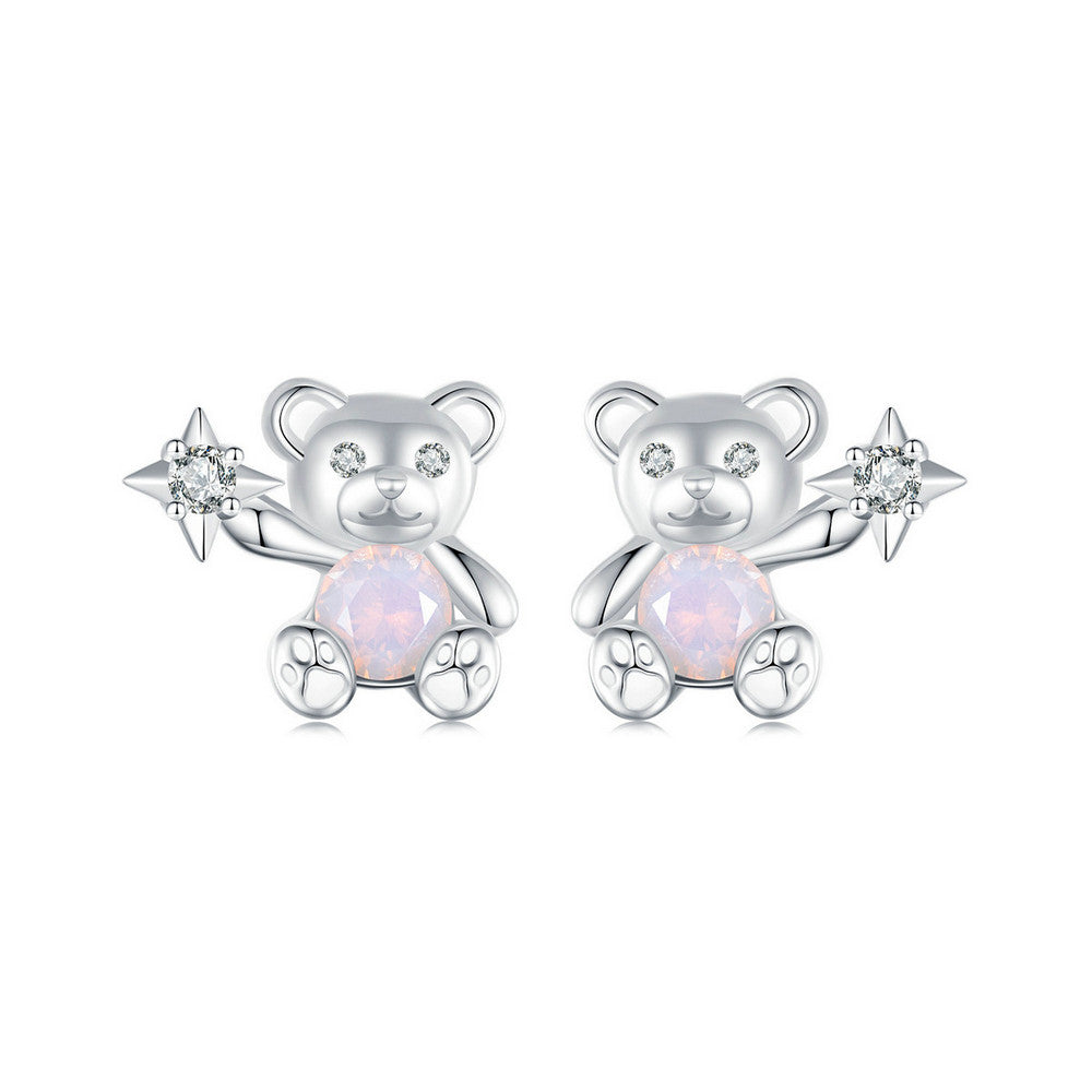 Bear Stud Earrings