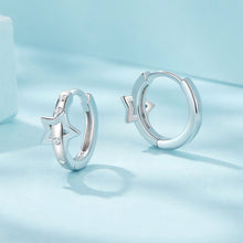 Star Belt Hoop Earrings