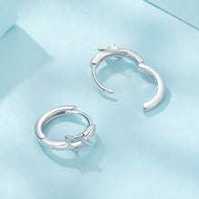 Star Belt Hoop Earrings