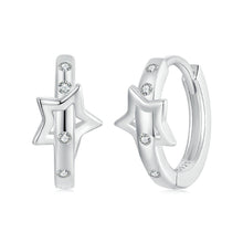 Star Belt Hoop Earrings