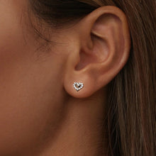 Heart Stud Earrings