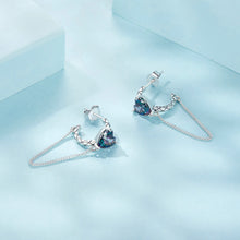 Retro Heart Stud Earrings