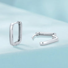 Square Cut Hoop Earrings