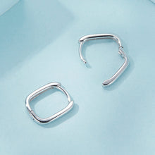 Square Cut Hoop Earrings