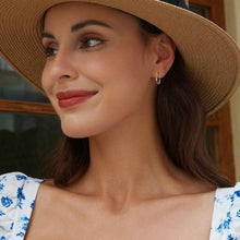 Square Cut Hoop Earrings