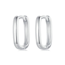 Square Cut Hoop Earrings