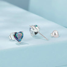 Vintage Heart Stud Earrings