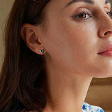 Vintage Heart Stud Earrings