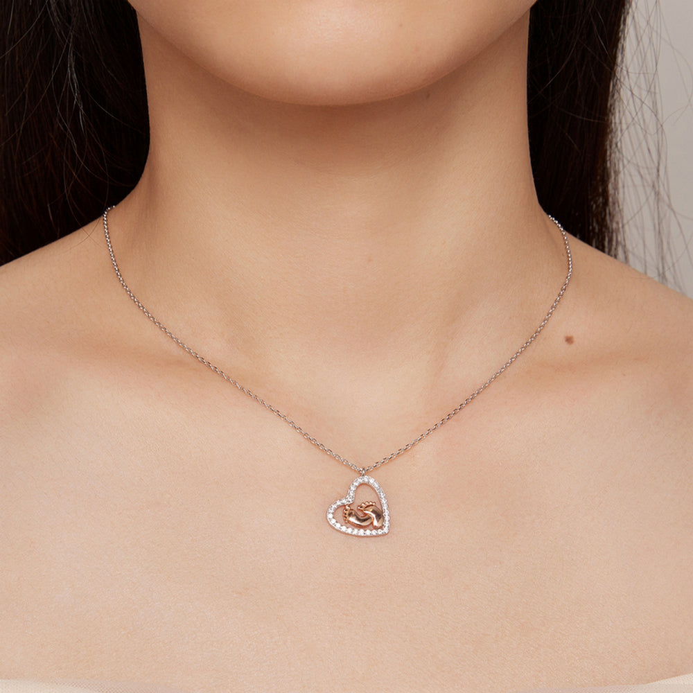 Love Footprint Necklace