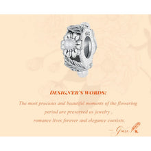 Pearl Flowers Stopper Charm