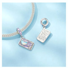 Moon Tarot Card Pendant Charm