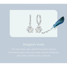 Lotus Drop Dangle Earrings