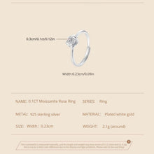 Rose Moissanite Ring