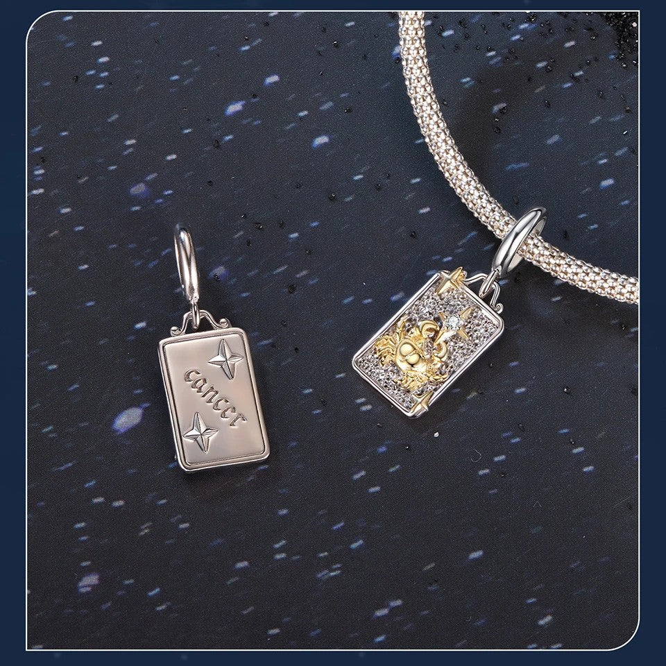 Cancer Zodiac Charms Pendant