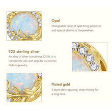 Opal Leaf Bead