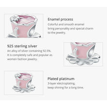 Flower Tea Cup Charm