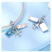 Traveling Airplane Charm