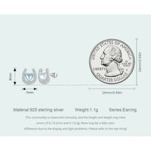 Lucky Horseshoe Stud Earrings