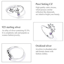 Lotus Flower Adjustable Ring