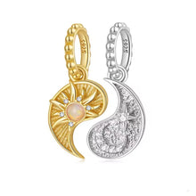 Taiji Bagua Sun Moon Star Pendant Set