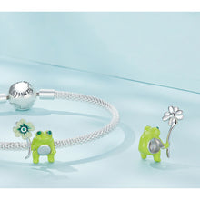 Lucky Clover Frog Beads