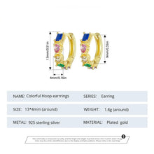 Colorful Hoop Earrings